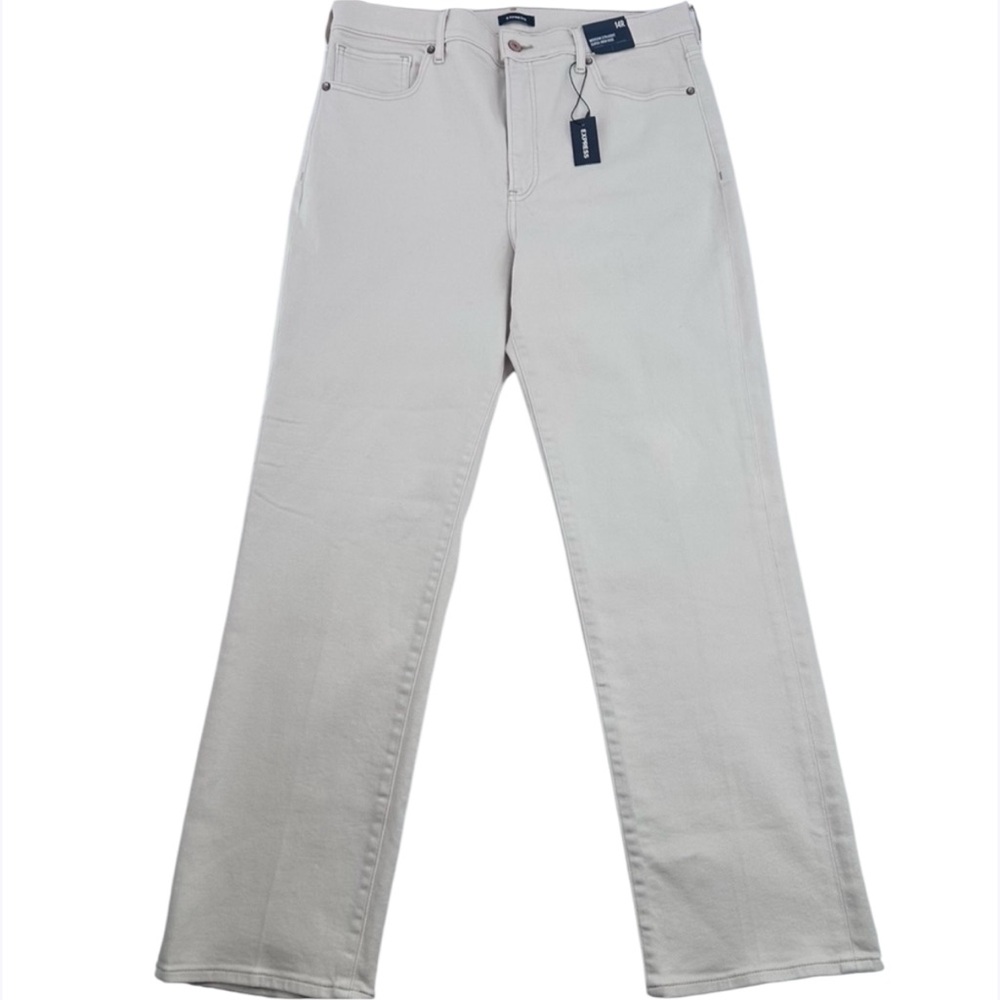 Express Modern Straight Super High Rise‎ Women's Jeans  Size 14R  Classic Fit